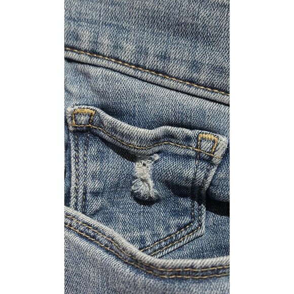 Levi's 525 Womens Jeans Straight Leg Size 4 Distressed Mid Rise 29 X 31.5 - Picture 5 of 8
